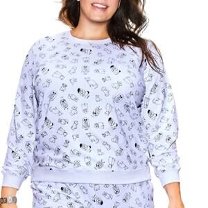 ELOQUII x Katie Sturino Ruff Days Printed Sweatshirt
